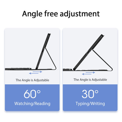 DUX DUCIS Detachable Bluetooth Keyboard Ultrathin Flip Leather Tablet Cas for Samsung Galaxy Tab S8 Plus (X800/X806) / S7 FE (T730/T733/T736B) / S7 Plus (T970/T976B) (Black) by DUX DUCIS