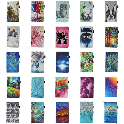 For Galaxy Tab A 8.0 / T380 & T385 Woods Pattern Horizontal Flip Leather Case with Holder & Card Slots by bashfashion