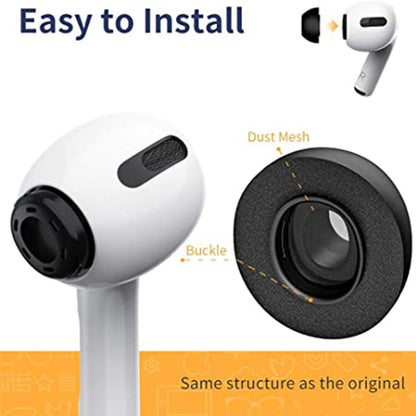 ZS0164 Slow Rebound Foam Earmuffs for AirPods Pro, Size: S (Grey) by bashfashion