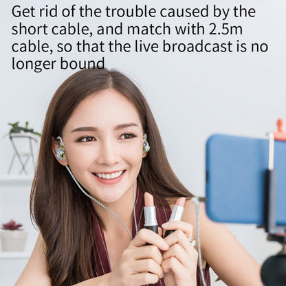 CVJ Liuli 3.5mm In-ear Wired Headset with Microphone, Length 1.25m (Blue) by CVJ