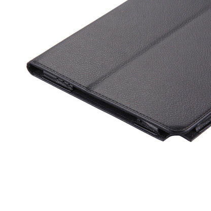 For Galaxy Tab A 10.1 (2016) / P585 Litchi Texture Horizontal Flip Leather Case with Holder(Black) by bashfashion