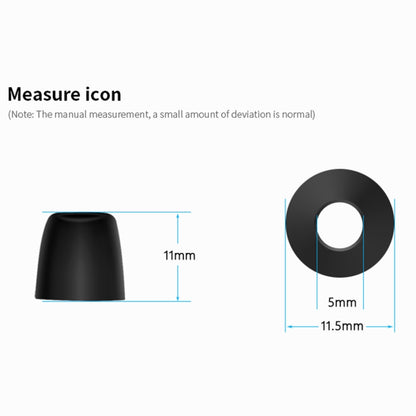 A Pair KZ Soft Memory Foam Earbuds For All In-Ear Earphone(Black) by KZ