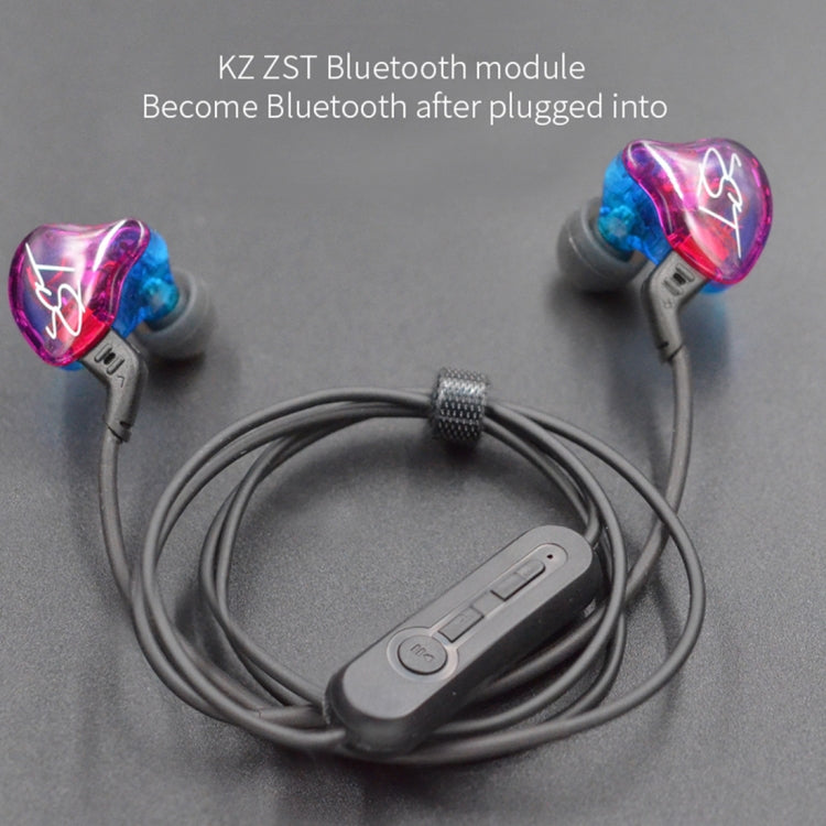 KZ ZST 85cm Bluetooth 4.2 Wireless Advanced Upgrade Module Earphone Cable(Black) by bashfashion