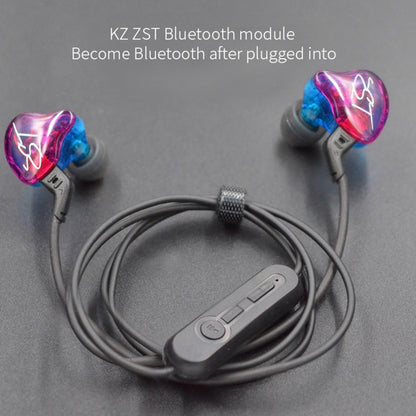 KZ ZST 85cm Bluetooth 4.2 Wireless Advanced Upgrade Module Earphone Cable(Black) by bashfashion
