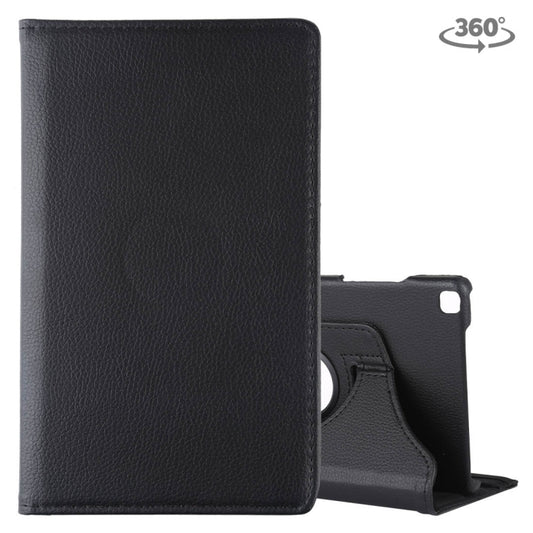 Litchi Texture Rotating ClassicBusiness Horizontal Flip Leather Case for Galaxy Tab A 8.0 T290 / T295 (2019), with Holder (Black) by bashfashion