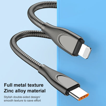 ADC-009 USB-C / Type-C to USB-C / Type-C Zinc Alloy Hose Fast Charging Data Cable, Cable Length: 1m(Silver) by bashfashion