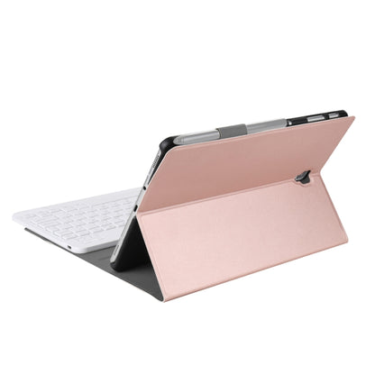 A590 Ultra-thin Detachable Magnetic Bluetooth Keyboard Leather Tablet Case for Galaxy Tab A 10.5 T590 / T595, with Holder(Rose Gold) by bashfashion