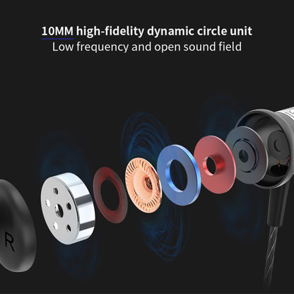 QKZ CK1 HIFI In-ear CNC Metal Carved Ear Shell Music Headphones by QKZ