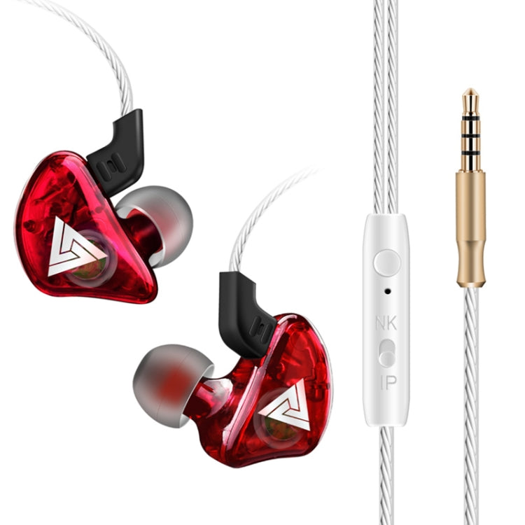QKZ CK5 HIFI In-ear Star with The Same Music Headphones (Red) by QKZ