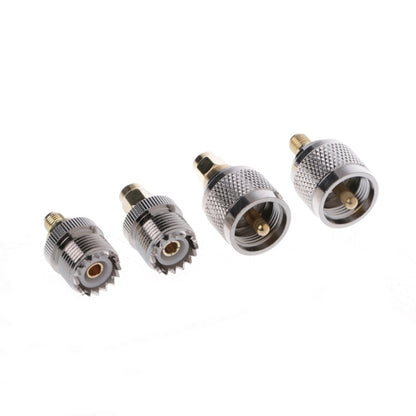 4 PCS / Set A13 Adapter Kit PL259 / SO239 to SMA Male / Female Type RF Connector by bashfashion