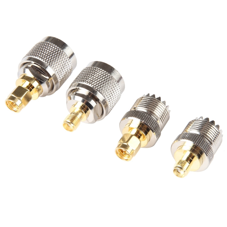 4 in 1 UHF To SMA RF Coaxial Connector Adapter by bashfashion