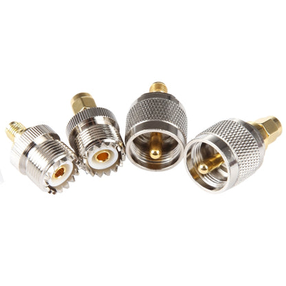 4 in 1 UHF To SMA RF Coaxial Connector Adapter by bashfashion