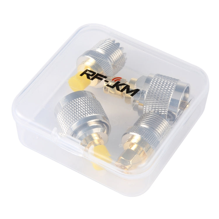 4 in 1 UHF To SMA RF Coaxial Connector Adapter by bashfashion