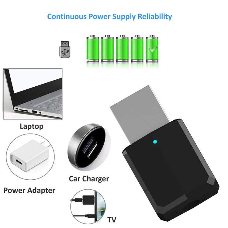 ZF169 Bluetooth5.0 Audio Receiver USB Bluetooth Adapter Bluetooth Transmitter Support Win8/10 by bashfashion