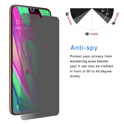 ENKAY Hat-Prince 0.26mm 9H 2.5D Privacy Anti-glare Tempered Glass Film for Galaxy A40 by ENKAY