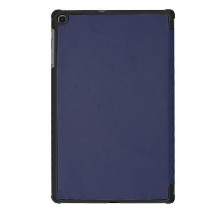 ENKAY PU Leather + Plastic Bottom Case with Three-folding Holder for Galaxy Tab A 10.1 (2019) T510 / T515(Dark Blue) by ENKAY