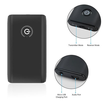 B10S Bluetooth Adapter 5.0 Bluetooth Transmitter Receiver 2 in 1 Bluetooth Adapter by bashfashion