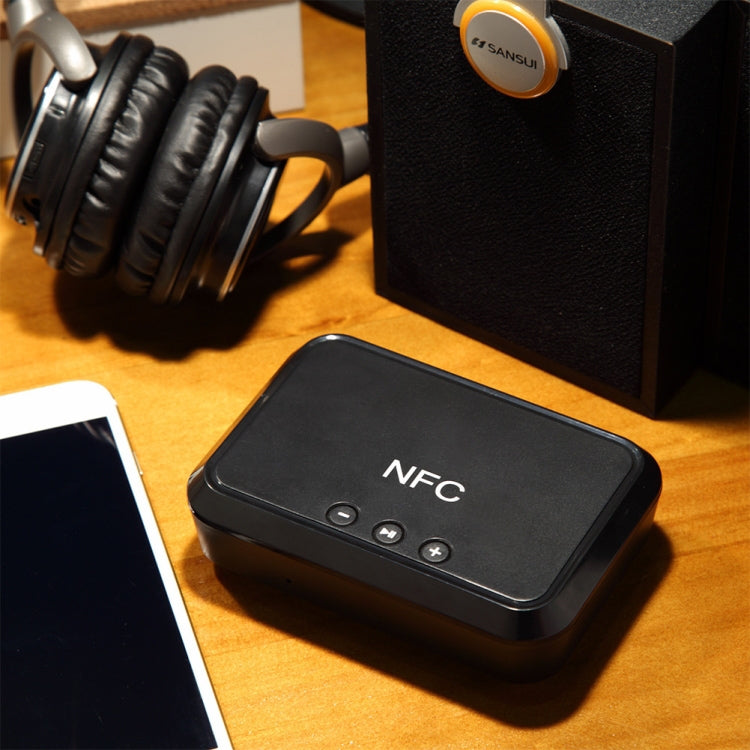B10 NFC Desktop Bluetooth Music Receiver 4.1 Bluetooth Adapter USB Drive Reads Bluetooth Speaker by bashfashion