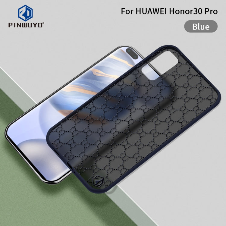 For Huawei Honor 30 Pro PINWUYO Series 2 Generation PC + TPU Waterproof and Anti-drop All-inclusive Protective Case(Blue) by PINWUYO