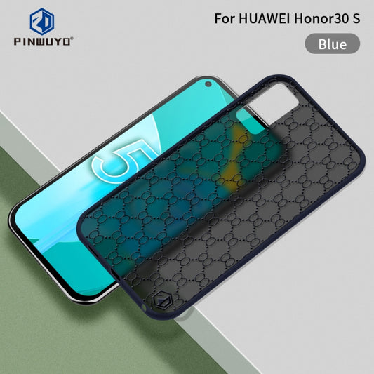 For Huawei Honor 30S PINWUYO Series 2 Generation PC + TPU Waterproof and Anti-drop All-inclusive Protective Case(Blue) by PINWUYO