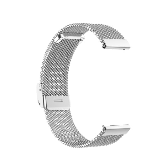 For Huawei GT/GT2 46mm/ Galaxy Watch 46mm/ Fossil Fossil Gen 5 Carlyle 46mm 22mm Stainless Steel Mesh Watch Band(Silver) by bashfashion