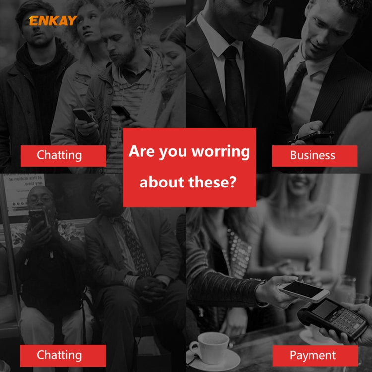 ENKAY Hat-Prince 0.26mm 9H 3D Curved Heat Bending Privacy Anti-spy Full Screen Tempered Glass Film by ENKAY