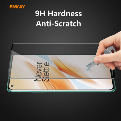 ENKAY Hat-Prince 0.26mm 9H 3D Curved Heat Bending Privacy Anti-spy Full Screen Tempered Glass Film by ENKAY
