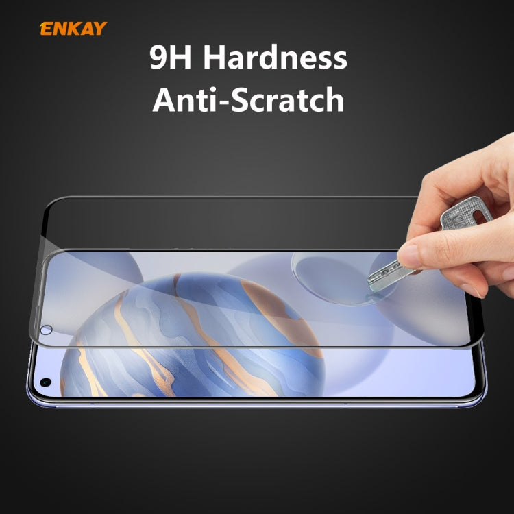 For Huawei Honor 30 ENKAY Hat-Prince 0.26mm 9H 6D Privacy Anti-spy Full Screen Tempered Glass Film by ENKAY