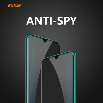 For Xiaomi Redmi Note 8 Pro ENKAY Hat-Prince 0.26mm 9H 6D Privacy Anti-spy Full Screen Tempered Glass Film by ENKAY