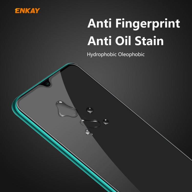 For Xiaomi Redmi Note 8 Pro ENKAY Hat-Prince 0.26mm 9H 6D Privacy Anti-spy Full Screen Tempered Glass Film by ENKAY