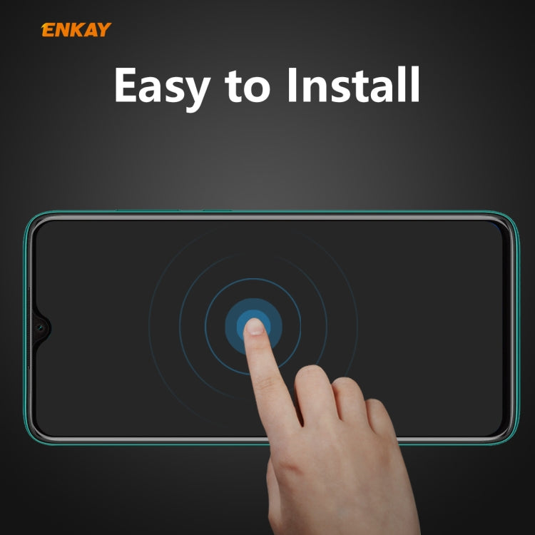 For Xiaomi Redmi Note 8 Pro ENKAY Hat-Prince 0.26mm 9H 6D Privacy Anti-spy Full Screen Tempered Glass Film by ENKAY