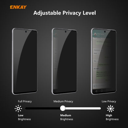 For Redmi Note 9S / Note 9 Pro ENKAY Hat-Prince 0.26mm 9H 6D Privacy Anti-spy Full Screen Tempered Glass Film by ENKAY