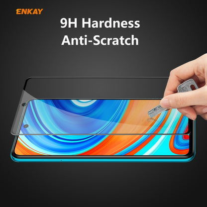 For Redmi Note 9S / Note 9 Pro ENKAY Hat-Prince 0.26mm 9H 6D Privacy Anti-spy Full Screen Tempered Glass Film by ENKAY