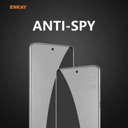 For Samsung Galaxy A51 ENKAY Hat-Prince 0.26mm 9H 6D Privacy Anti-spy Full Screen Tempered Glass Film by ENKAY