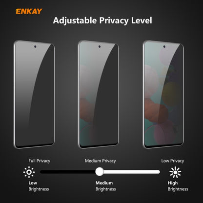 For Samsung Galaxy A51 ENKAY Hat-Prince 0.26mm 9H 6D Privacy Anti-spy Full Screen Tempered Glass Film by ENKAY