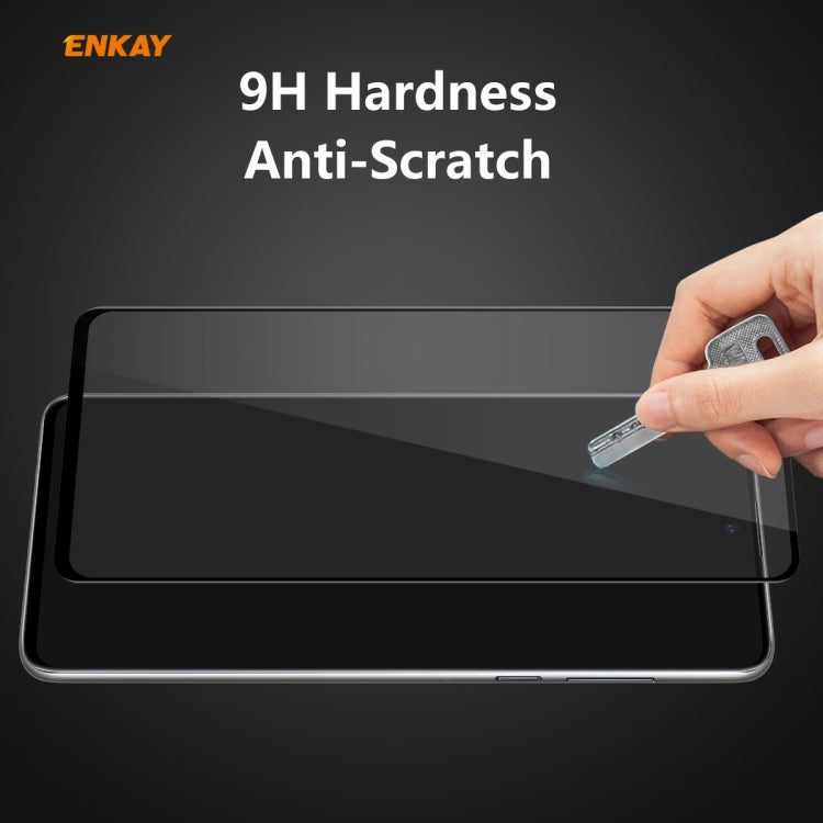 For Samsung Galaxy A51 ENKAY Hat-Prince 0.26mm 9H 6D Privacy Anti-spy Full Screen Tempered Glass Film by ENKAY