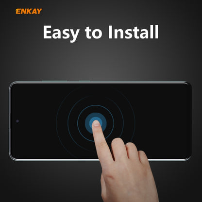 For Samsung Galaxy A51 ENKAY Hat-Prince 0.26mm 9H 6D Privacy Anti-spy Full Screen Tempered Glass Film by ENKAY