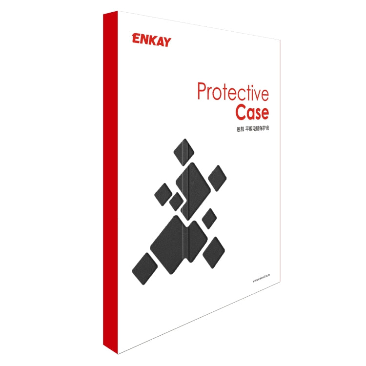 For iPad Pro 11 2022 / 2020 / 2021 ENKAY ENK-8001 Denim Pattern Horizontal Flip Leather Smart Tablet Case with Holder(White) by ENKAY