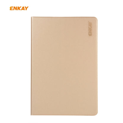 For Samsung Galaxy Tab S6 Lite P610 / P615 / Tab S6 Lite 2022 / P613 / P619 ENKAY Elastic Leather Tablet Case with Holder(Golden) by ENKAY