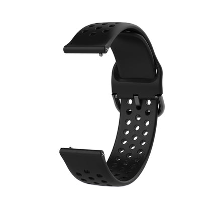 22mm For Huawei watch GT2e/GT/GT2 46MM Inner Buckle Breathable Watch Band(Black) by bashfashion