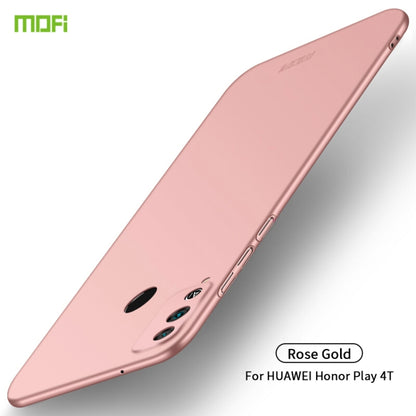 For Huawei Honor Play 4T MOFI Frosted PC Ultra-thin Hard Case(Rose gold) by MOFI