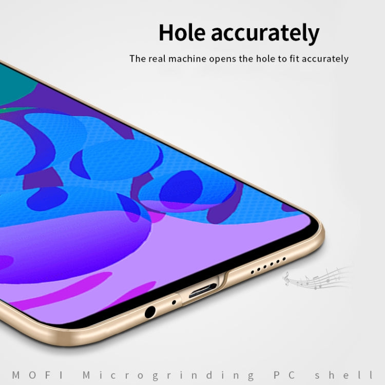 For Huawei Honor Play 4T MOFI Frosted PC Ultra-thin Hard Case(Rose gold) by MOFI