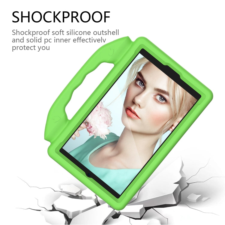 For Samsung Galaxy Tab A 8.4 2020 EVA Tablet Shockproof Case with Thumb Bracket(Green) by bashfashion