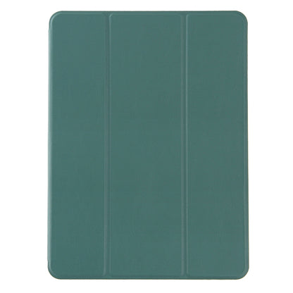 For Samsung Galaxy S6 Lite P610 Honeycomb Ventilation Foldable Deformation Horizontal Flip PU Leather Case with 3-Folding Holder & Pen Slot & Smart Sleep / Wake-up(Dark Night Green) by bashfashion