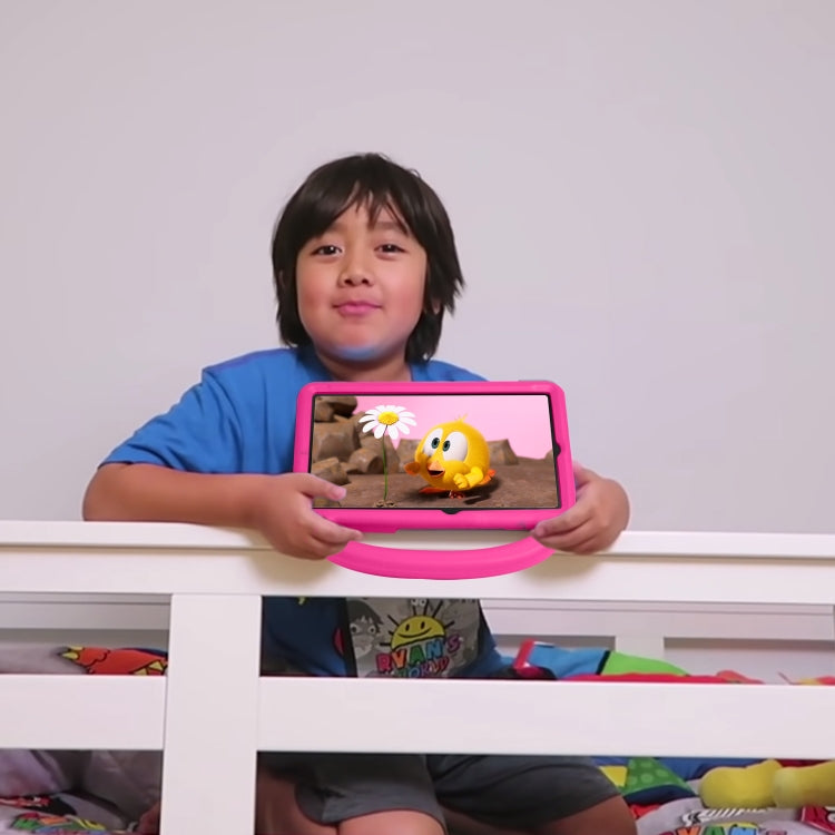 For Samsung Galaxy Tab S6 Lite P610 Sparrow Style EVA Children Tablet Case(RoseRed) by bashfashion