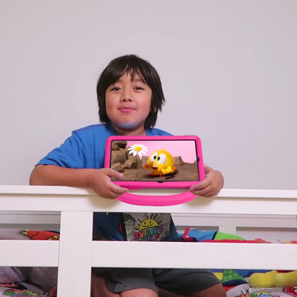 For Samsung Galaxy Tab S6 Lite P610 Sparrow Style EVA Children Tablet Case(RoseRed) by bashfashion