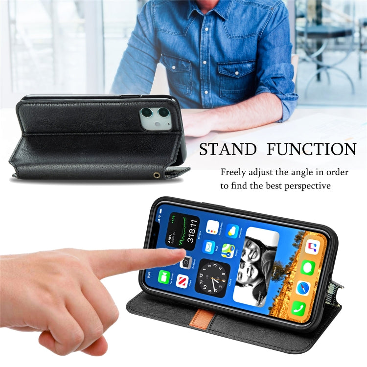 For iPhone 12 Pro Max Cubic Grid Pressed Horizontal Flip Magnetic PU Leather Case with Holder & Card Slots & Wallet(Green) by bashfashion