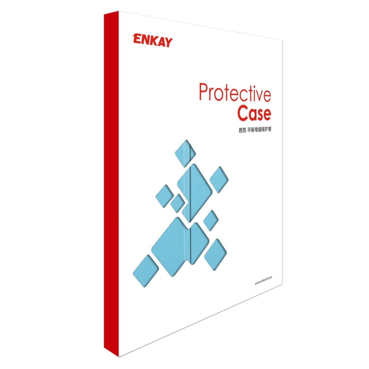 ENKAY ENK-8010 PU Leather + Plastic Smart Case with Three-folding Holder for Samsung Galaxy Tab S8 / Galaxy Tab S7 11.0 T870 / T875(Light Blue) by ENKAY