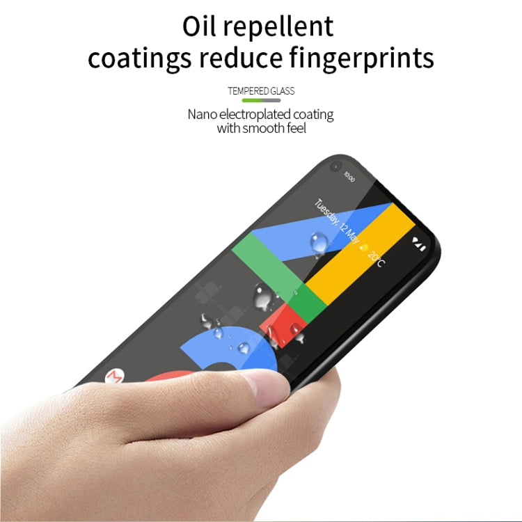 For Google Pixel4a PINWUYO 9H 2.5D Full Screen Tempered Glass Film(Black) by PINWUYO