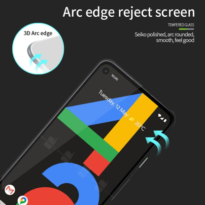 For Google Pixel 4a PINWUYO 9H 3D Curved Full Screen Explosion-proof Tempered Glass Film(Black) by PINWUYO